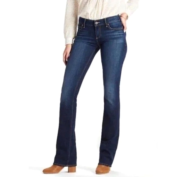 Lucky Brand Sophia Boot Cut Ankle Dark Wash Jeans Sz. 4/27 - Picture 1 of 13